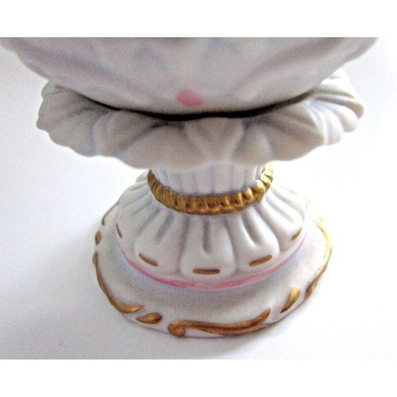 Vintage Lenox  "The Lily Blossom Egg"  1990 with Stand - Bisque Porcelain  4.5" - Picture 5 of 16
